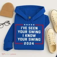 IVe Seen Your Swing I Know Your Swing Golf Funny Hoodie thumb 4
