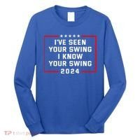 IVe Seen Your Swing I Know Your Swing Golf Funny Long Sleeve Shirt thumb 0