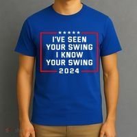 IVe Seen Your Swing I Know Your Swing Golf Funny T-Shirt thumb 3