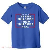 IVe Seen Your Swing I Know Your Swing Golf Funny Toddler T-Shirt thumb 0