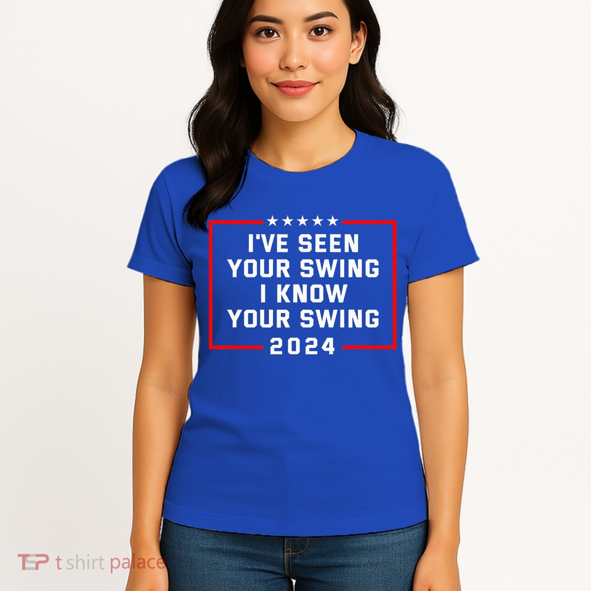IVe Seen Your Swing I Know Your Swing Golf Funny Women's T-Shirt