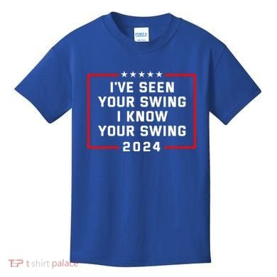 IVe Seen Your Swing I Know Your Swing Golf Funny Kids T-Shirt