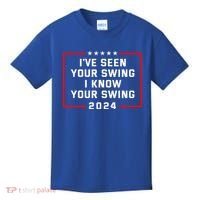 IVe Seen Your Swing I Know Your Swing Golf Funny Kids T-Shirt thumb 0