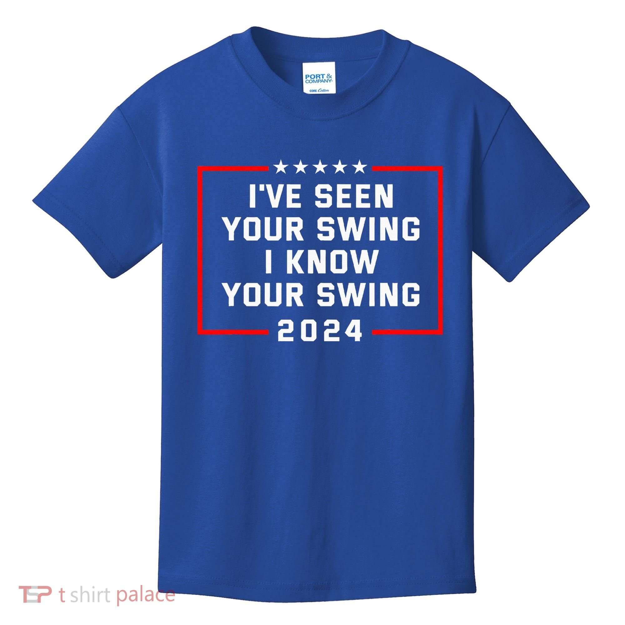 IVe Seen Your Swing I Know Your Swing Golf Funny Kids T-Shirt