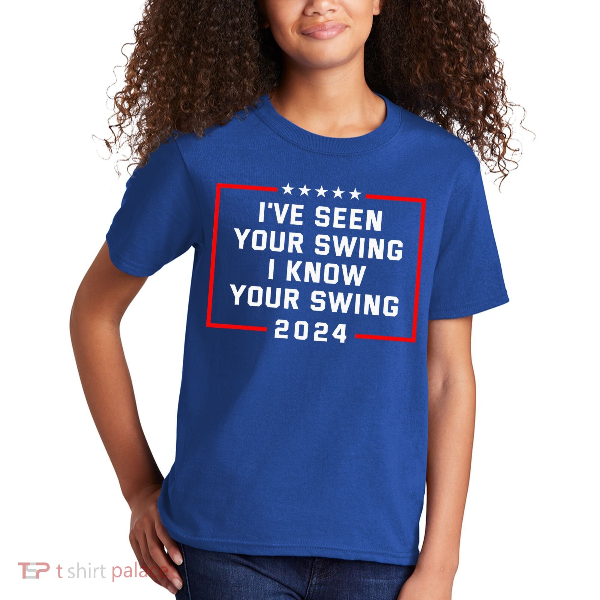 IVe Seen Your Swing I Know Your Swing Golf Funny Kids T-Shirt