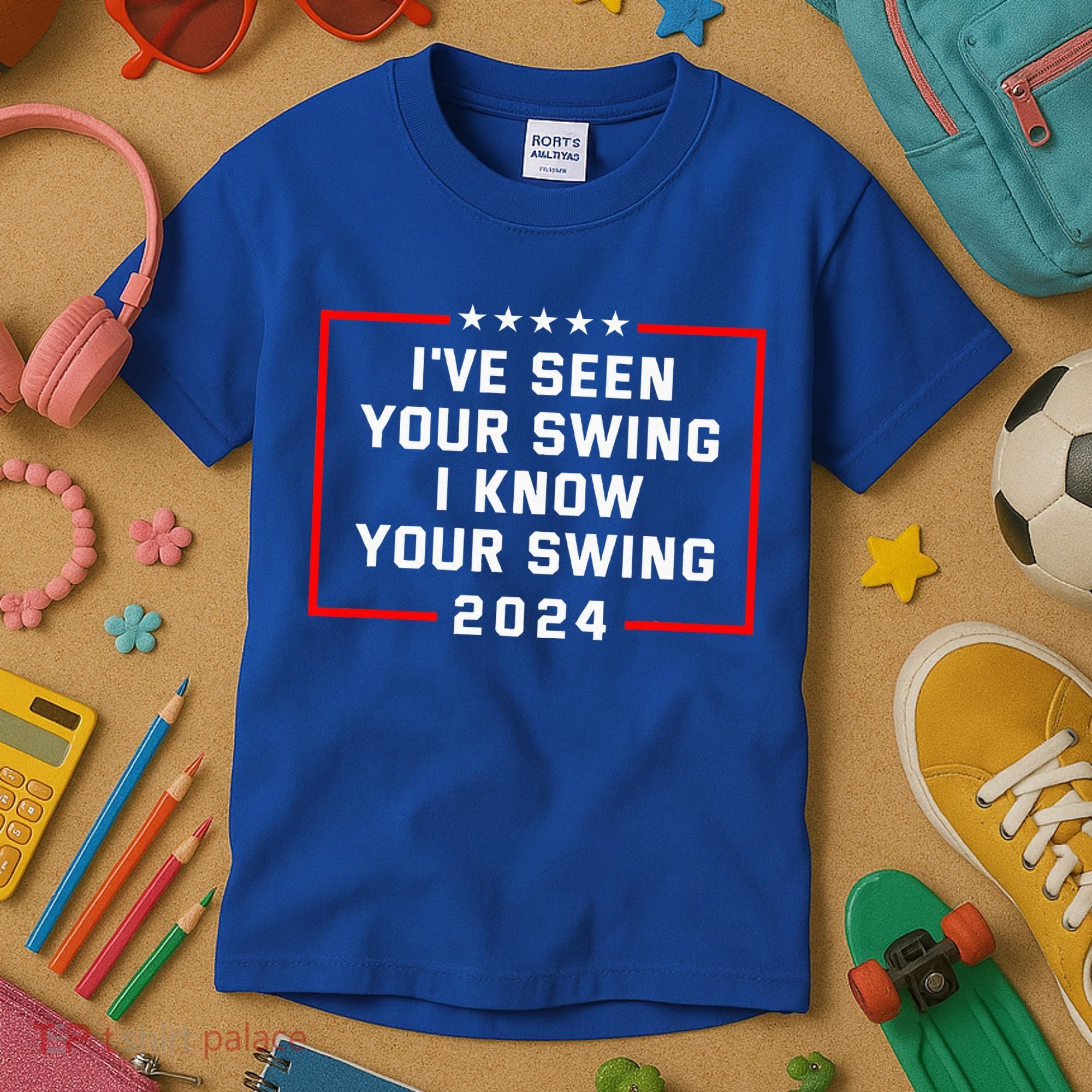 IVe Seen Your Swing I Know Your Swing Golf Funny Kids T-Shirt