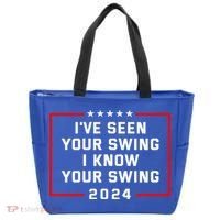 IVe Seen Your Swing I Know Your Swing Golf Funny Tote Bag thumb 0