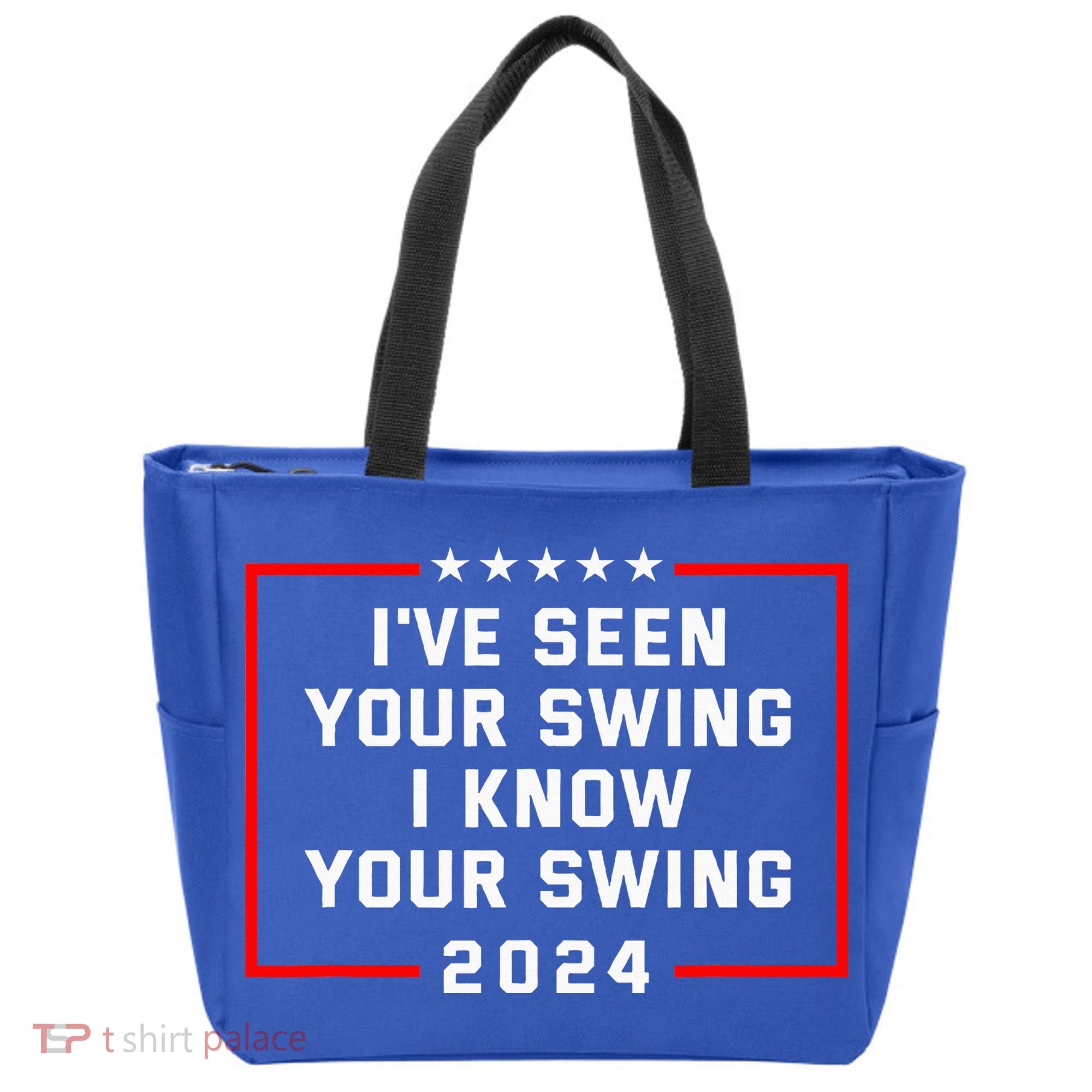 IVe Seen Your Swing I Know Your Swing Golf Funny Tote Bag