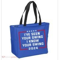 IVe Seen Your Swing I Know Your Swing Golf Funny Tote Bag thumb 2