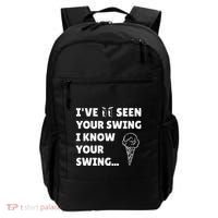 Ive Seen Your Swing I Know Your Swing Golf Debate Backpack thumb 0