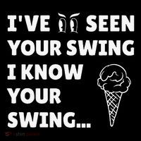 Ive Seen Your Swing I Know Your Swing Golf Debate Women's Hoodie thumb 2