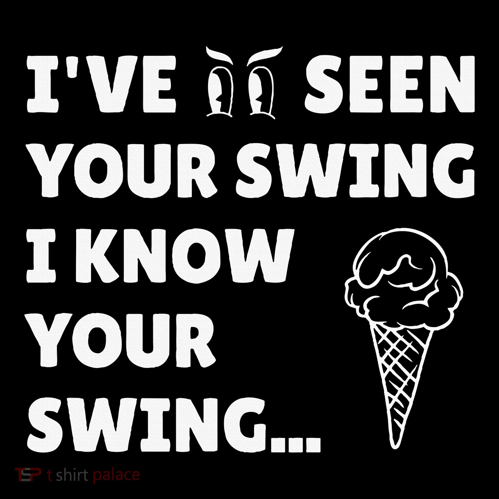 Ive Seen Your Swing I Know Your Swing Golf Debate Women's Hoodie