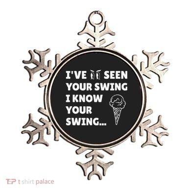 Ive Seen Your Swing I Know Your Swing Golf Debate Ornament