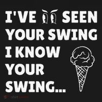 Ive Seen Your Swing I Know Your Swing Golf Debate Ornament thumb 1