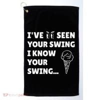 Ive Seen Your Swing I Know Your Swing Golf Debate Golf Towel thumb 0