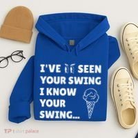 Ive Seen Your Swing I Know Your Swing Golf Debate Hoodie thumb 4