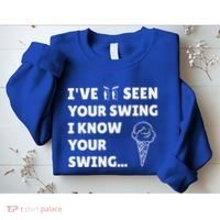 Ive Seen Your Swing I Know Your Swing Golf Debate Sweatshirt thumb 2