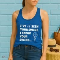 Ive Seen Your Swing I Know Your Swing Golf Debate Women's Tank Top thumb 2