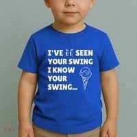 Ive Seen Your Swing I Know Your Swing Golf Debate Toddler T-Shirt thumb 2