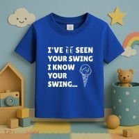 Ive Seen Your Swing I Know Your Swing Golf Debate Toddler T-Shirt thumb 3