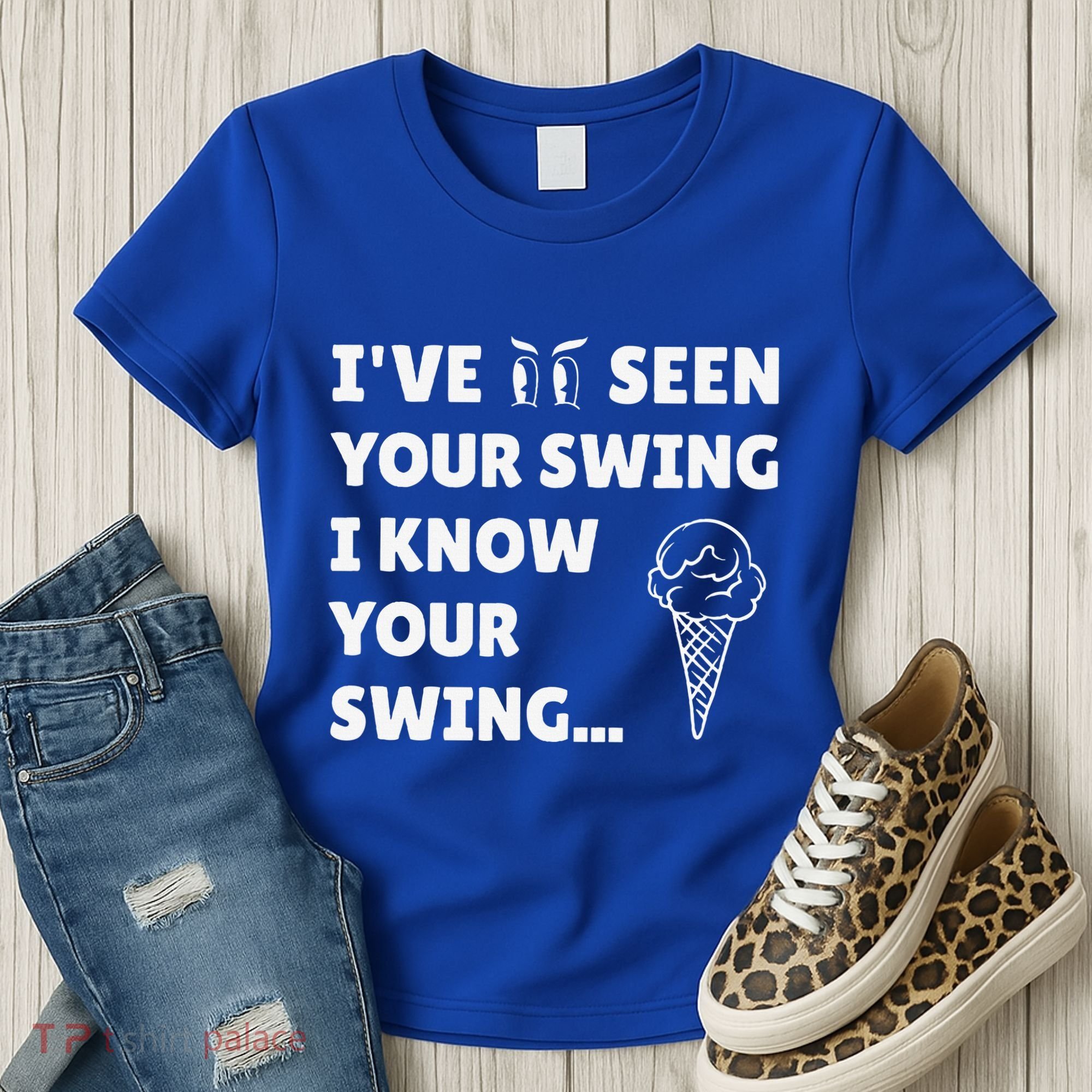 Ive Seen Your Swing I Know Your Swing Golf Debate Women's T-Shirt