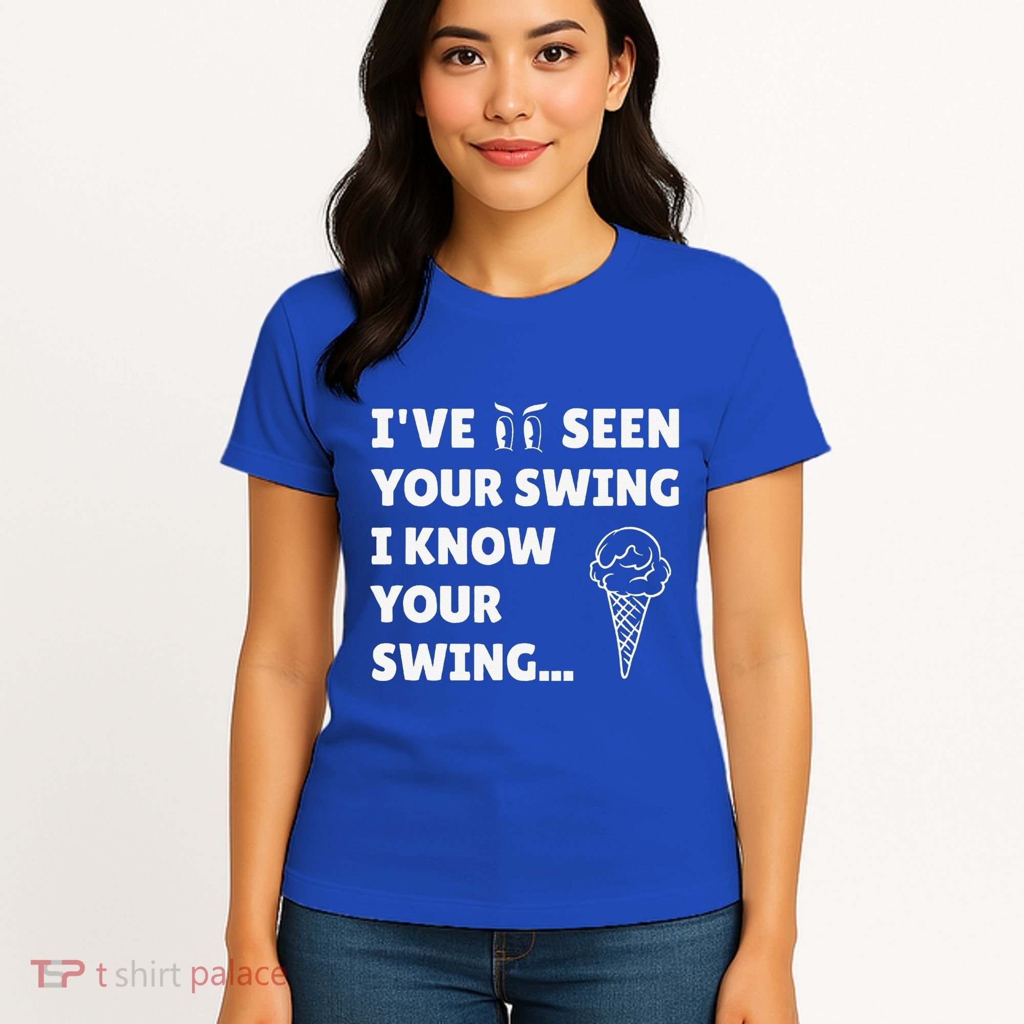 Ive Seen Your Swing I Know Your Swing Golf Debate Women's T-Shirt