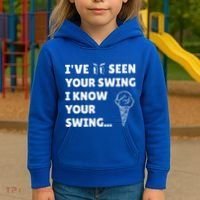 Ive Seen Your Swing I Know Your Swing Golf Debate Kids Hoodie thumb 3