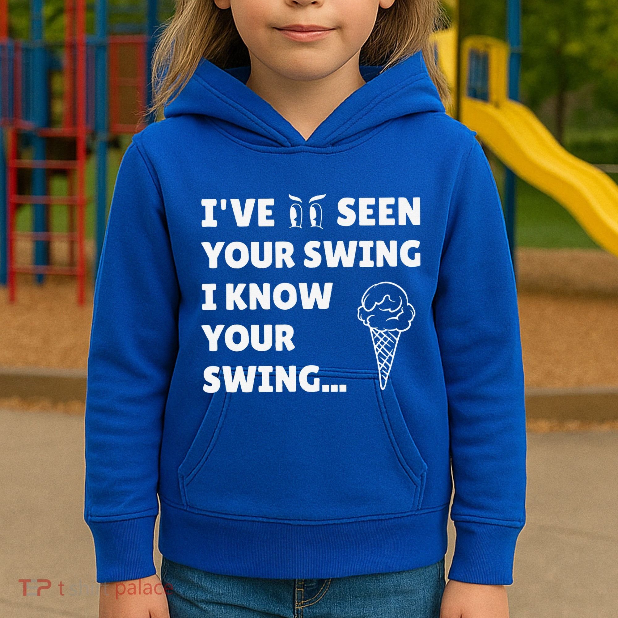Ive Seen Your Swing I Know Your Swing Golf Debate Kids Hoodie