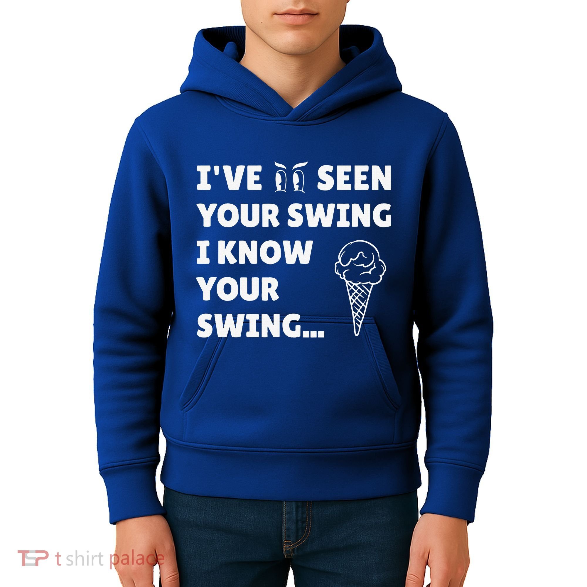 Ive Seen Your Swing I Know Your Swing Golf Debate Kids Hoodie