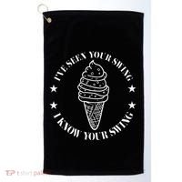 IVe Seen Your Swing I Know Your Swing Golf Towel thumb 0