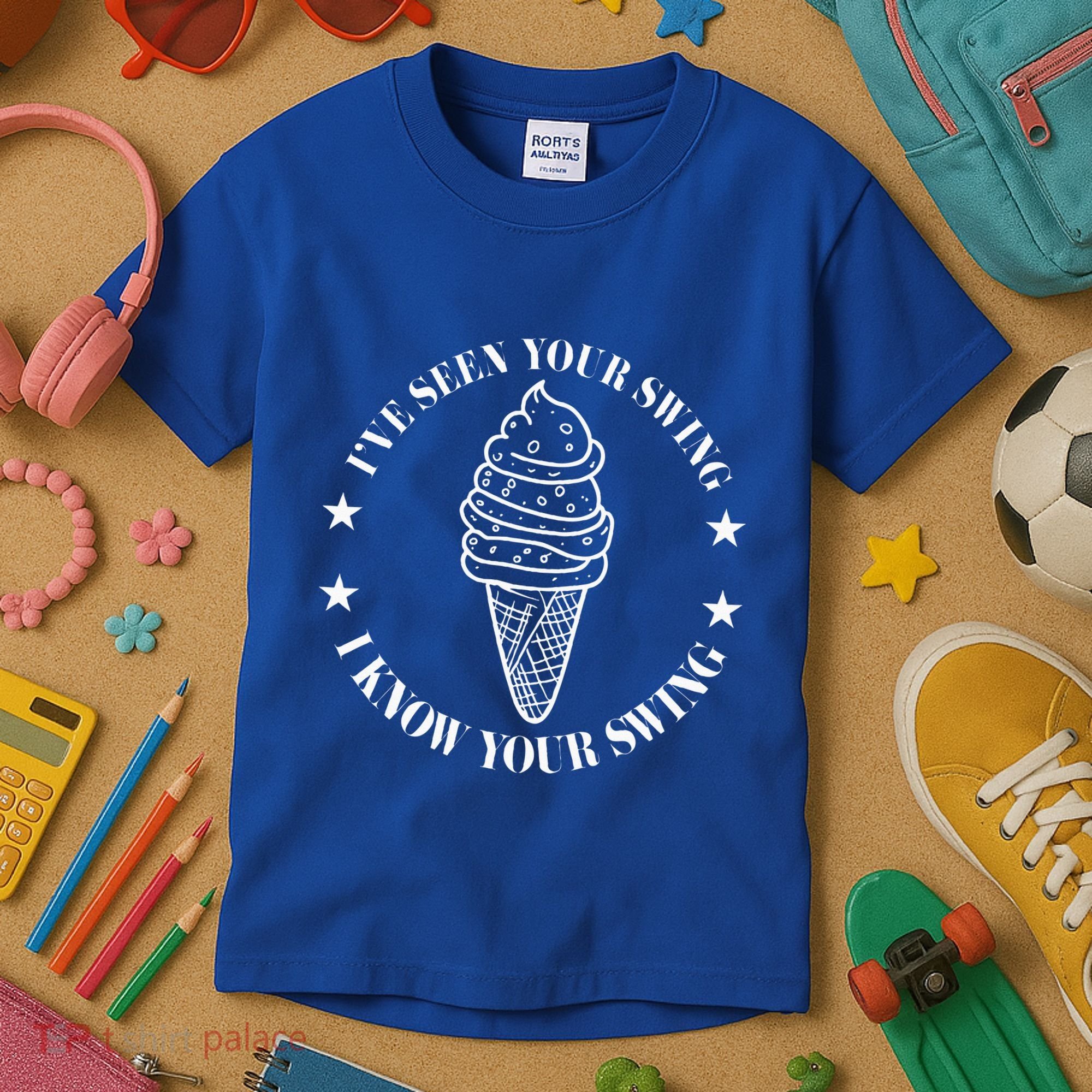 IVe Seen Your Swing I Know Your Swing Kids T-Shirt