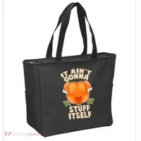 It Ain't Gonna Stuff Itself Thanksgiving Turkey Tote Bag thumb 2