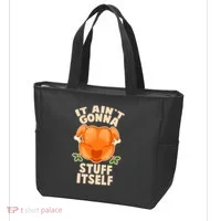 It Ain't Gonna Stuff Itself Thanksgiving Turkey Tote Bag thumb 3