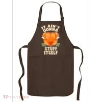 It Ain't Gonna Stuff Itself Thanksgiving Turkey Apron thumb 0