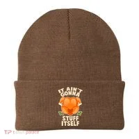 It Ain't Gonna Stuff Itself Thanksgiving Turkey Beanie thumb 0