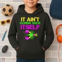 It Ain't Gonna Suck Itself Mardi Gras Kids Hoodie thumb 2