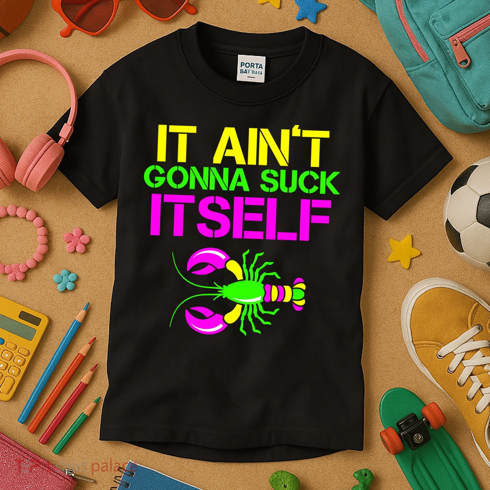 It Ain't Gonna Suck Itself Mardi Gras Kids T-Shirt