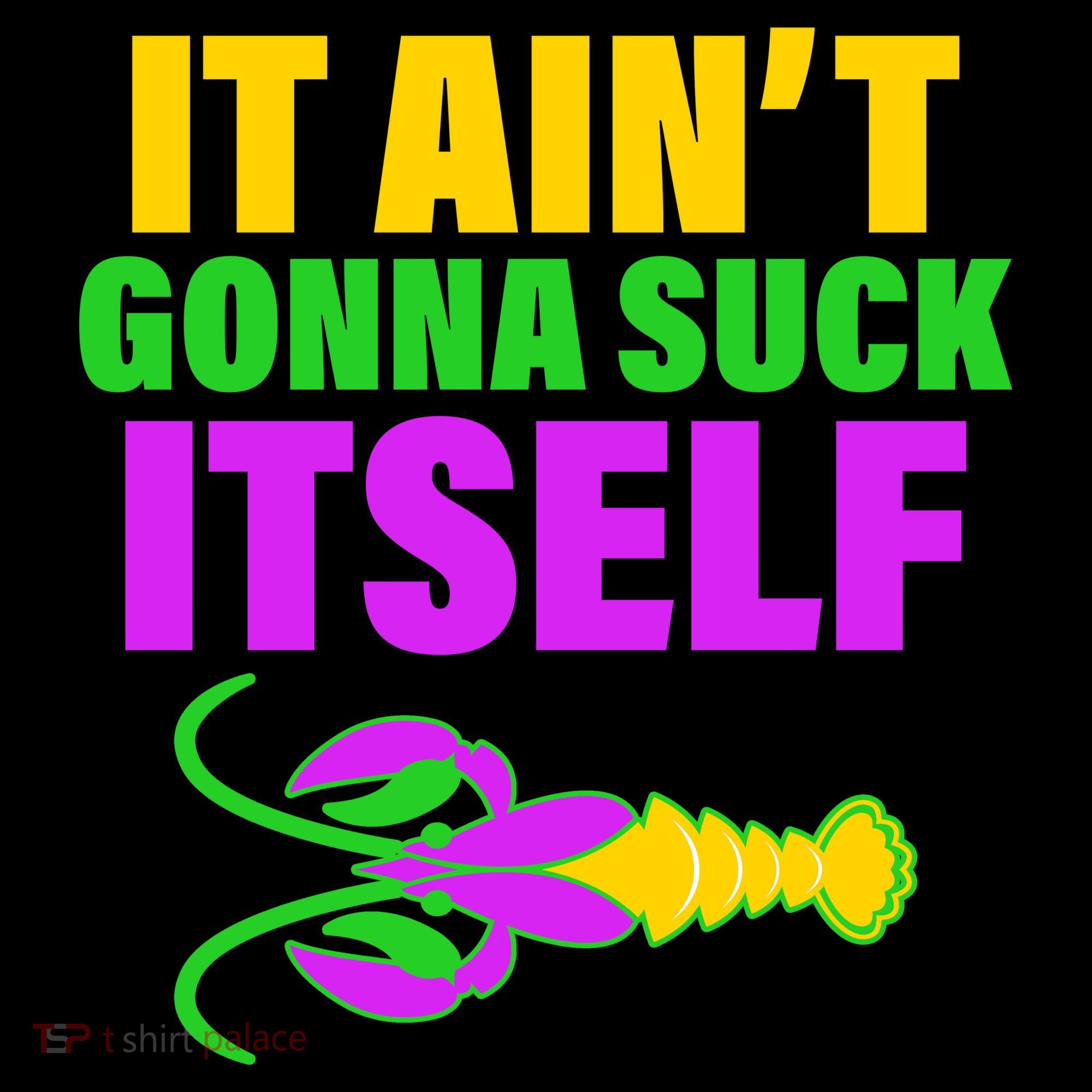 It Ain't Gonna Suck Itself Offensives Mardi Gras Women's Hoodie