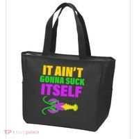 It Ain't Gonna Suck Itself Offensives Mardi Gras Tote Bag thumb 3