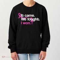 It Came We Fought I Won Breast Cancer Women's Sweatshirt thumb 0