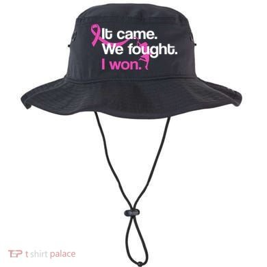 It Came We Fought I Won Breast Cancer Bucket Hat