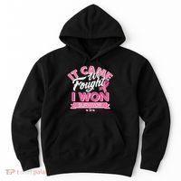 It Came We Fought I Won Breast Cancer Survivor Hoodie thumb 0