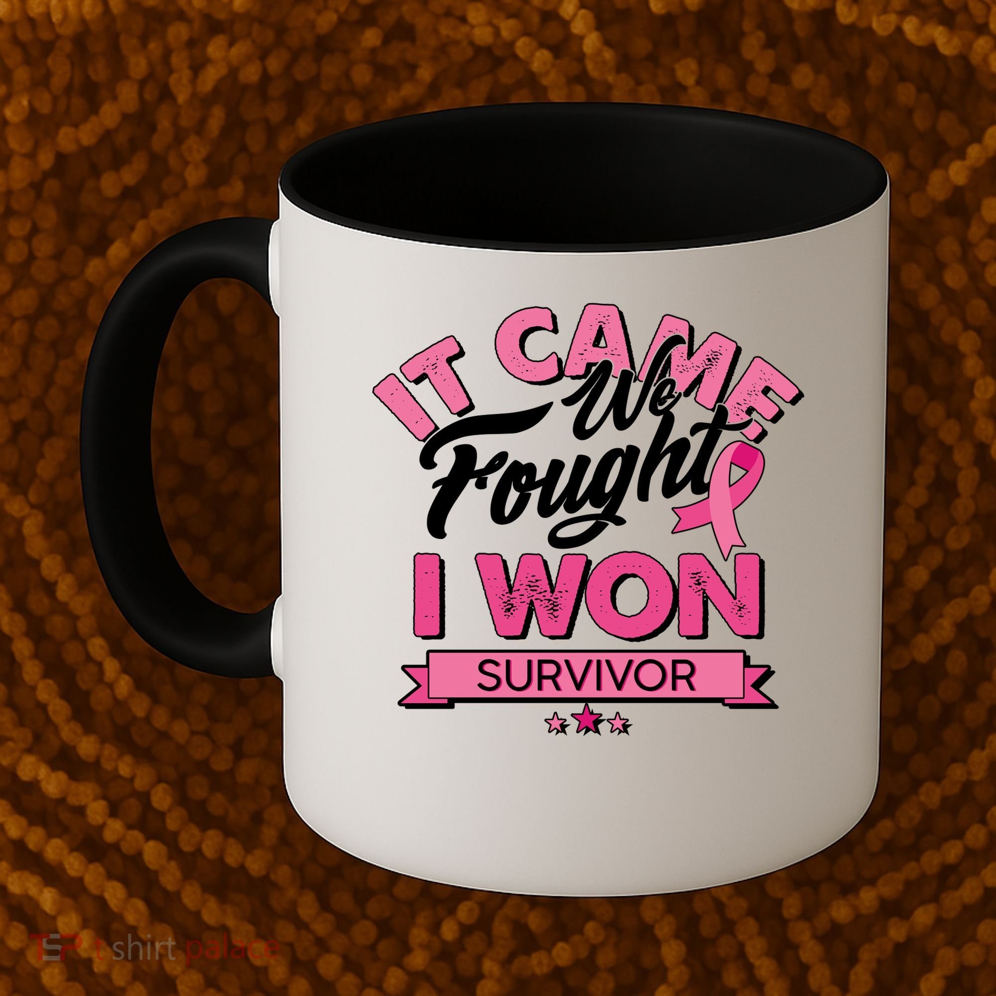 It Came We Fought I Won Breast Cancer Survivor Coffee Mug