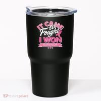 It Came We Fought I Won Breast Cancer Survivor Tumbler thumb 0