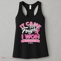 It Came We Fought I Won Breast Cancer Survivor Women's Tank Top thumb 3