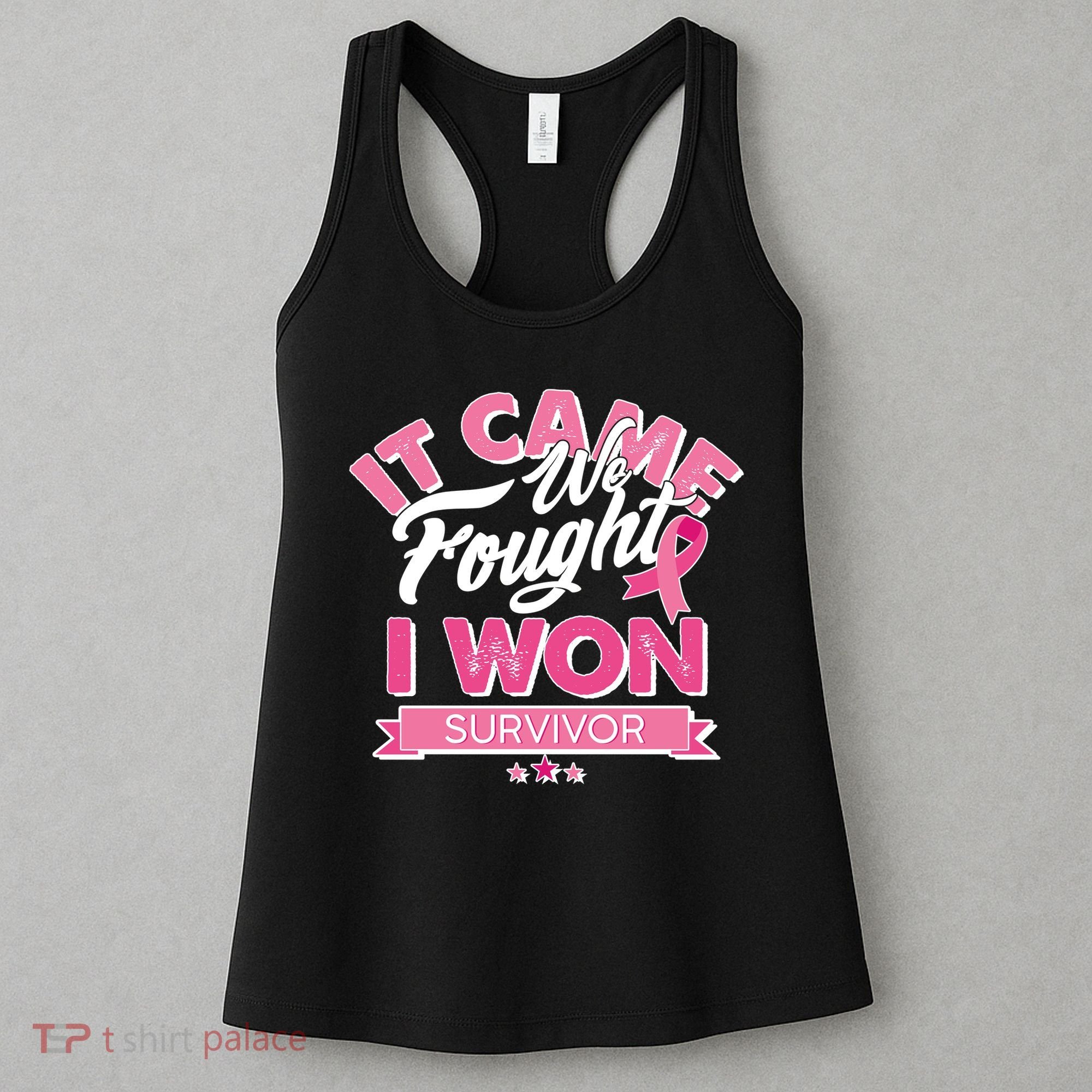 It Came We Fought I Won Breast Cancer Survivor Women's Tank Top
