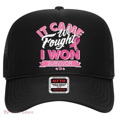 It Came We Fought I Won Breast Cancer Survivor Hat