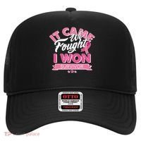 It Came We Fought I Won Breast Cancer Survivor Hat thumb 0