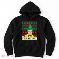 It Is Christmas Ugly Christmas Sweater Funny Hoodie thumb 0