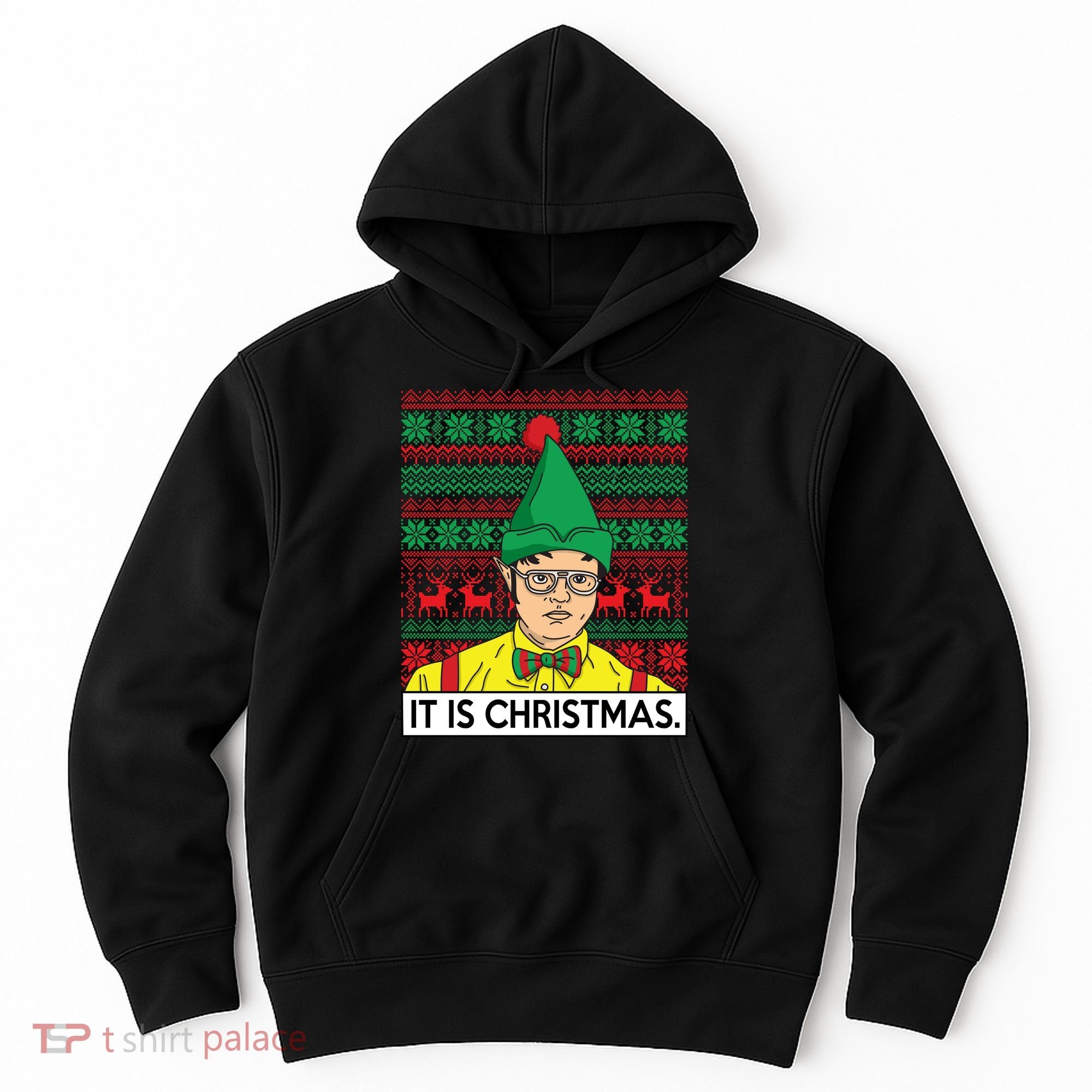 It Is Christmas Ugly Christmas Sweater Funny Hoodie
